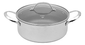 Caçarola Indução Inox Tampa 24 Cm Isa Scherer Mimo Style
