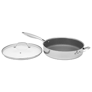 Frigideira Indução Inox e Tampa 28 Cm Isa Scherer Mimo Style