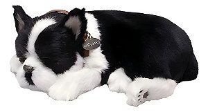 Cachorro Pelúcia Bulldog Frances Respira Perfect Petzzz