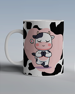 Caneca Estampa Vaca "Eu te amo Muuuito"
