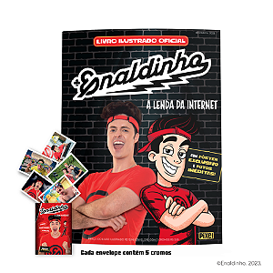Álbum Oficial do Enaldinho - a Lenda + 10 envelopes de figurinhas
