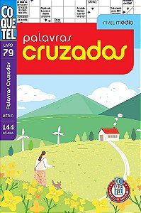 Livro Coquetel Palavras Cruzadas Nível Médio Ed 79