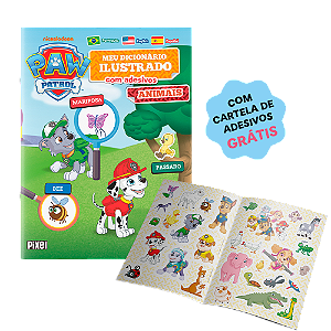 Patrulha canina - Meu primeiro dicionário de adesivos: Animais