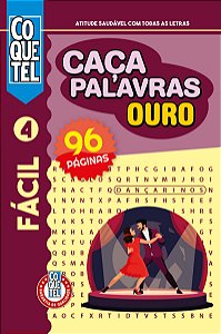 Livro Coquetel Caça-Palavras Ouro 4