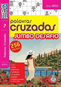 Livro Coquetel Palavras-Cruzadas Jumbo Desafio 7