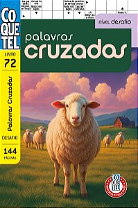 Livro Coquetel Palavras-Cruzadas Desafio 72