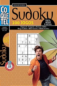 Livro Coquetel Sudoku 230 | 200 jogos