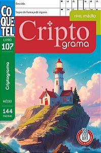 Livro Coquetel Criptograma 107: Nível médio