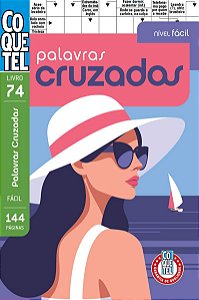 Livro Coquetel Palavras-Cruzadas 74: Nível Fácil