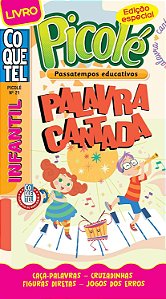 Livro Coquetel Picolé 21 com Palavra Cantada: Passatempos educativos