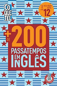 Livro Coquetel Mais de 200 Passatempos em Inglês Ed 12
