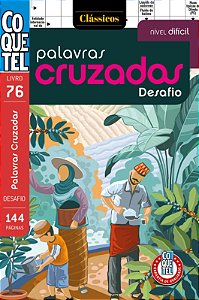 Livro Coquetel Palavras Cruzadas Difícil 76