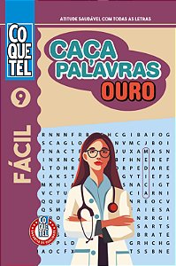 Livro Coquetel Caça-Palavras Ouro 9