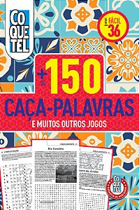 Livro Coquetel + 150 Caça-Palavras 36