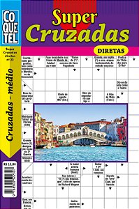 Livro Coquetel Super Palavras Cruzadas Diretas 33