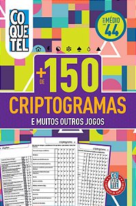 Livro Coquetel Mais de 150 Criptogramas 44
