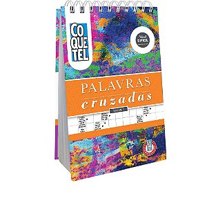 Livro Coquetel Espiral Palavras Cruzadas Difícil 1