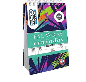 Livro Coquetel Espiral Palavras Cruzadas Médio 20