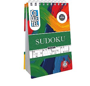 Livro Coquetel Sudoku Médio Espiral 1