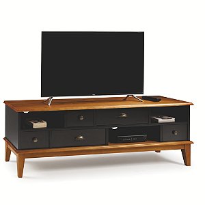 Rack 5 Gavetas Preto