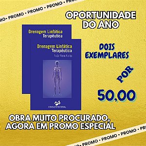 Livro Drenagem Linfática Terapêutica - combo com desconto