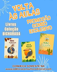Livros Coleção Bicharada, os ABCs da Bicharada, da Extinção e o 1,2,3 Combo