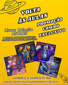 Livros Coleção ASTROS combo - o sistema solar como nunca antes estudado, para jovens e crianças