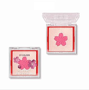 Blush e Iluminador Cherry Blossom - SP Colors