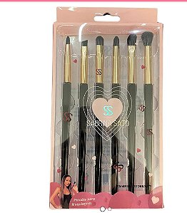 Kit de Pincéis Sabrina Sato com 6 peças