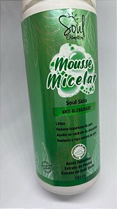 Mousse Micelar Soul Skin Anti-Oleosidade Soul Cosméticos 150ml–Limpeza Profunda Controle  Oleosidade