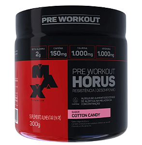 HORUS - PRÉ TREINO (300G) - COTTON CANDY