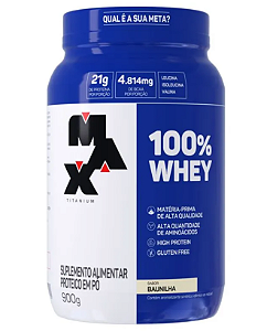 100% WHEY POTE 900G - BAUNILHA