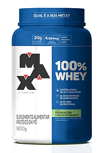 100% WHEY POTE 900G - PISTACHE COM CHOCOLATE BRANCO