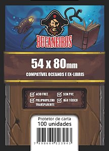 Sleeve Customizado para Oceanos/ Ex-Libris / 7 Wonders Arquitetos/ Nidavellir/ Star Wars Bounty Hunters (54 x 80)