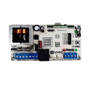 Placa Central Comando Portão Motor Eletrônico Universal IPEC X2