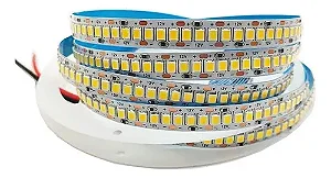 5 Metro Fita Led 2835 12v Ip20 240leds/m 48w/m 3000k Ou6000k Cor da luz Branco-quente 3000K