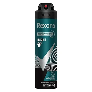 Desodorante Antitranspirante Aerosol Rexona Men Invisible 72h 150ml