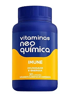 Vitaminas Neo Química Imune Imunidade e Energia Zinco 30
