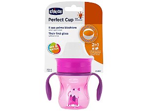 Copo Treinamento com Alça 200ml Chicco Perfect Cup
