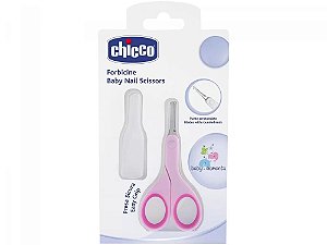 Tesoura para Bebê Rosa - Chicco
