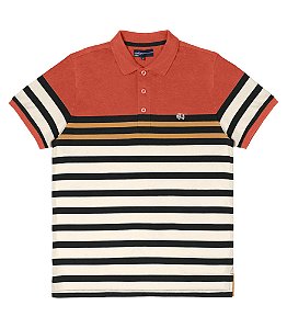 Camisa Polo Rovitex Adulto Estampa Listrada Premium