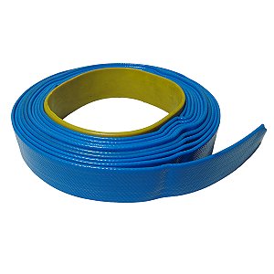 Mangueira Flat Azul Achatada 3/4 de Polegada Irrigação Borrachas Londrina 1 Metro