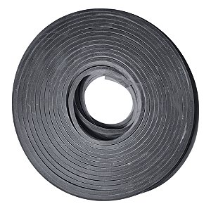 Borracha Perfil Esponjoso Vedação 30x08mm Macio - 1 metro Borrachas Londrina