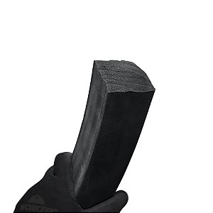 Borracha Perfil Esponjoso Vedação 50x50mm Macio - 1 Metro Borrachas Londrina