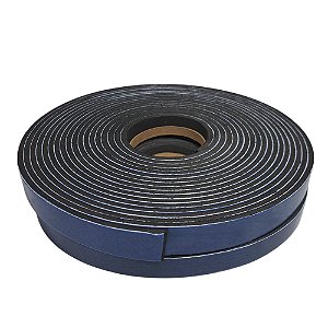 Fita Adesiva Cola Vedação Janela Porta 25 X 6 mm - 10 Metros Borrachas Londrina