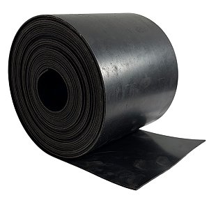 Correia Laminada Lisa Plana 8" (200mm) 2 lonas 2,6mm Borrachas Londrina