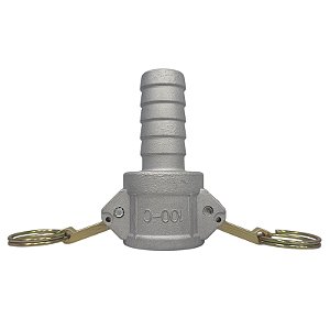 Engate Rápido em Alumínio Fêmea Camlock 1" x Escama 1"