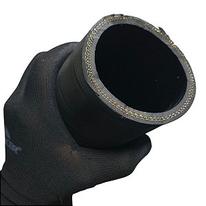 Mangueira Descarga Óleo Combustível Borracha 2.1/2 Polegadas 150 PSI Borrachas Londrina - 1 Metro