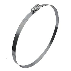 Abraçadeira Aço Galvanizado Rosca Sem Fim 216X235 - 14MM - 1 UND Borrachas Londrina