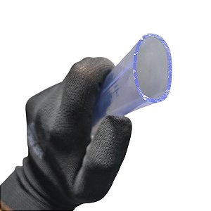 Mangueira Cristal Transparente PVC 1 Polegada x 1,5mm Borrachas Londrina - 1 Metro